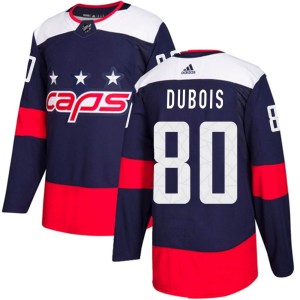 Washington Capitals Pierre-Luc Dubois Official Navy Blue Adidas Authentic Youth 2018 Stadium Series NHL Hockey Jersey