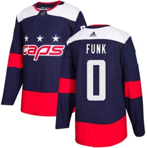 Washington Capitals Zac Funk Official Navy Blue Adidas Authentic Youth 2018 Stadium Series NHL Hockey Jersey