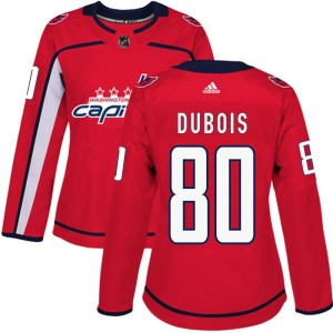 Washington Capitals Pierre-Luc Dubois Official Red Adidas Authentic Women's Home NHL Hockey Jersey