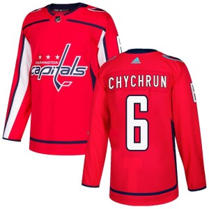 Washington Capitals Jakob Chychrun Official Red Adidas Authentic Youth Home NHL Hockey Jersey