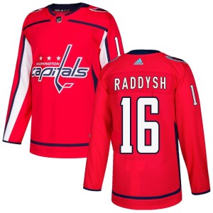 Washington Capitals Taylor Raddysh Official Red Adidas Authentic Youth Home NHL Hockey Jersey