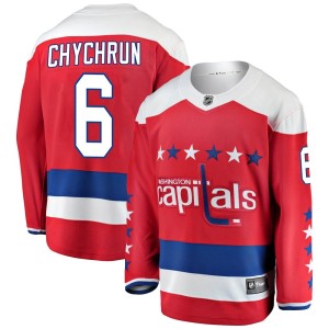 Washington Capitals Jakob Chychrun Official Red Fanatics Branded Breakaway Adult Alternate NHL Hockey Jersey