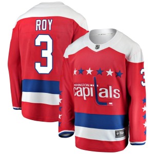 Washington Capitals Matt Roy Official Red Fanatics Branded Breakaway Adult Alternate NHL Hockey Jersey