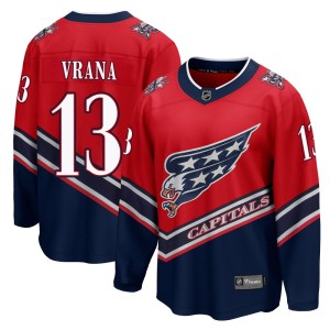 Washington Capitals Jakub Vrana Official Red Fanatics Branded Breakaway Youth 2020/21 Special Edition NHL Hockey Jersey