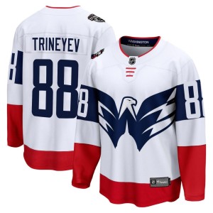 Washington Capitals Bogdan Trineyev Official White Fanatics Branded Breakaway Adult 2023 Stadium Series NHL Hockey Jersey