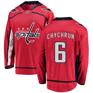 Washington Capitals Jakob Chychrun Official Red Fanatics Branded Breakaway Adult Home NHL Hockey Jersey