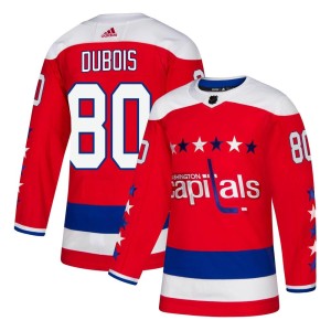 Washington Capitals Pierre-Luc Dubois Official Red Adidas Authentic Youth Alternate NHL Hockey Jersey